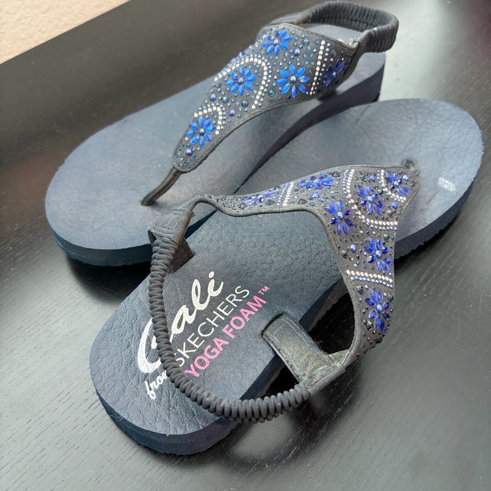 Skechers Women's Meditation - Rockstar Sling Back Sandals